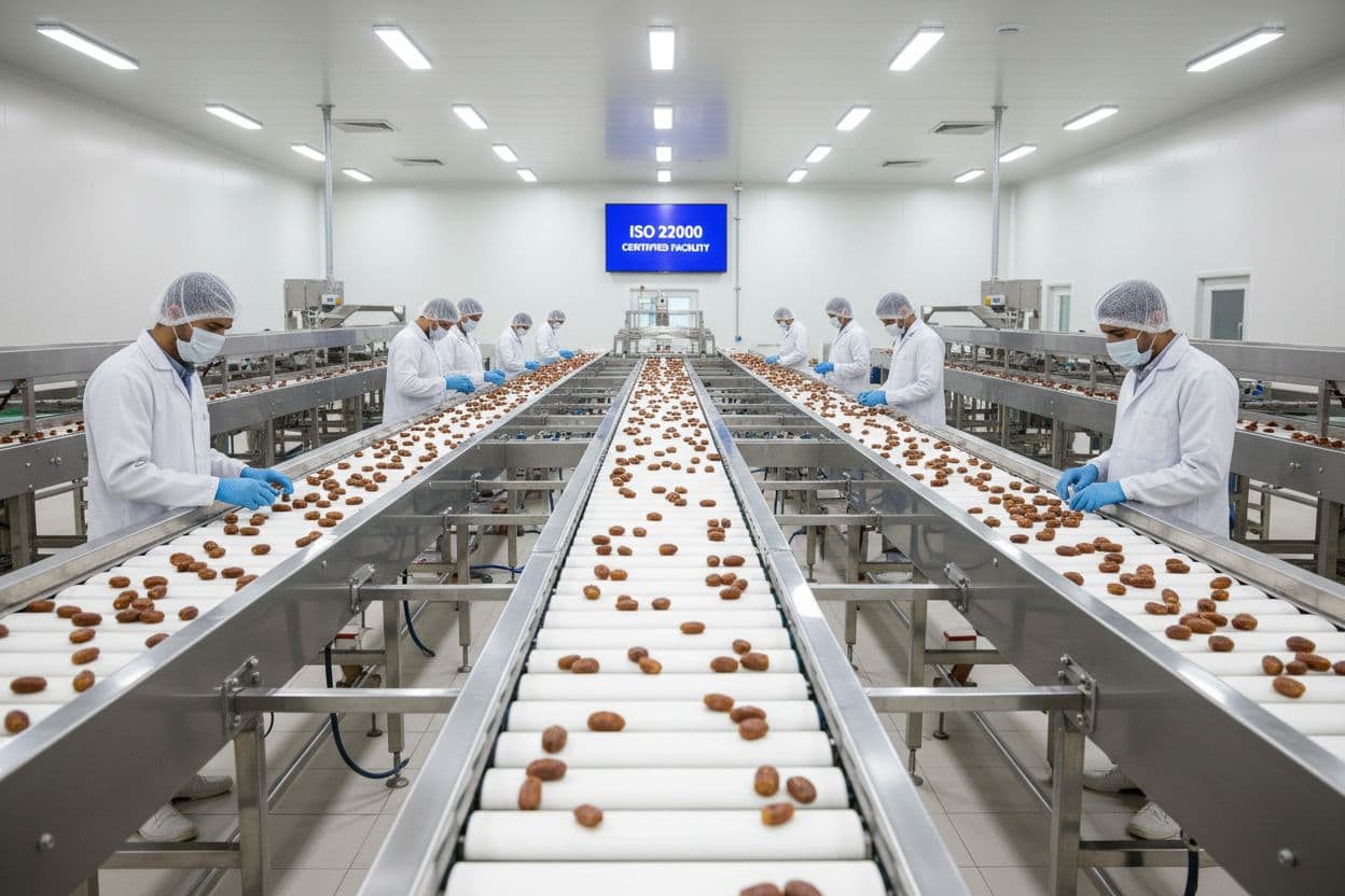 VENI FARMS modern organic food processing facility with ISO 22000 certification